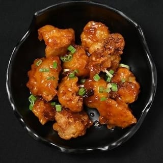 Gobhi Manchurian with Fried Rice